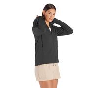 Marmot Mujer Women's Leconte Fleece Hoody, Chaqueta polar cálida, chaqueta con cremallera completa, transpirable, a prueba de viento, plegable, óptimo para excursiones y para esquí, Black, S