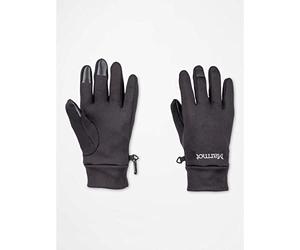 Marmot Power Stretch Connect Glove Warm and Water Repellent Touchscreen Gloves Hombre, Black, XS