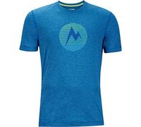 Marmot Transporter té SS - Camiseta, Primavera/Verano, Hombre, Color Azul Oscuro Jaspeado, tamaño Extra-Large