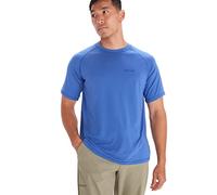 Marmot Windridge SS, Camiseta funcional transpirable, camiseta de deporte manga corta, camiseta de fitness secado rápido, Hombre, Trail Blue, S
