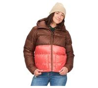 Marmot Wm's Guides Down Hoody Lightweight down jacket Mujer, Pinecone/Grapefruit, S