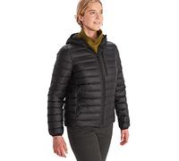 Marmot Wm's Highlander Hoody Warm Down Jacket Mujer, Black, S
