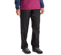 Marmot Wm's Precip Eco Full Zip Pant Waterproof Trousers Mujer, Black, S