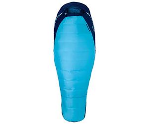 Marmot Wm's Trestles 15 Women's Mummy sleeping bag Mujer, French Blue/Harbor Blue, Talla única