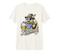 Marmota Alpina Lausbua con Cerveza - Humor bávaro Camiseta Premium