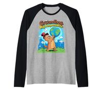 Marmota Día Tierra Responsabilidad Planeta Cuidado Dibujos Animados Camiseta Manga Raglan