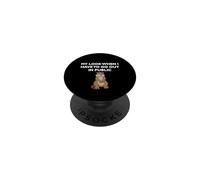 Marmota Triste Cuando Tengo Que Salir en público introvertido PopSockets PopGrip Adhesivo