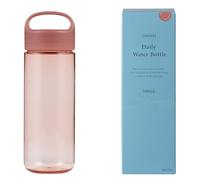 Marna Botella de agua diaria, 16.9 onzas líquidas (500 ml) (sin lavadora), boca suave al tacto como vidrio (ligera/apta para lavavajillas), botella de agua, botella de bebida (fabricada en Japón