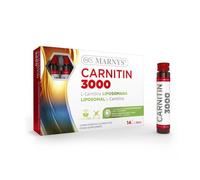 Marnys L-Carnitina liposomada - Carnitin 3000 mg - Ayuda al Metabolismo Energético, especialmente a nivel Muscular - 14 VIALES x 25 ml 570 g