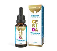Marnys Cebida Multivitamínico, Multivitamínico óptimo para Niños y Adolescentes A partir de 4 años, Vitaminas del complejo B, vitamina C y las vitaminas A y D, Botella con Pipeta 30ml