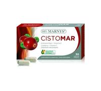 Marnys Cistomar Cápsulas de Arándano Rojo - Favorece el Bienestar del tracto Urinario - Con arándano rojo, fructooligosacáridos, Vitamina C, 30 cápsulas