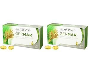 Marnys Germar Aceite Germen De Trigo Con Vitamina E Para El Cabello 60 Cápsulas (Paquete de 2)