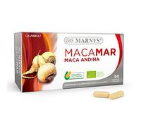 Marnys Maca Andina BIO - Macamar - Energía, vitalidad y deseo en la mujer - Para combatir el cansancio y la fatiga - 60 cápsulas vegetales