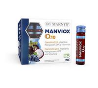 Marny's Manviox Coenzima Q`0, Mangostán, Opc y Vitaminas, Multicolor, 20 Viales