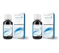 Marnys OMEGA 3 - Formato Líquido y con Sabor a Limón - Facilita la función Cardíaca y Neurológica -Botella 125 ml 258 g (Paquete de 2)