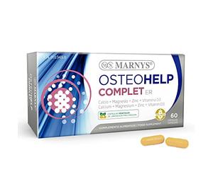 Marnys Osteohelp Complet Er, Calidad Mineral En Tus Huesos, para la Integridad y Densidad Ósea En Personas Adultas, 60 Cápsulas Vegetales 60 g