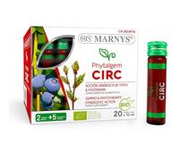 Marnys Phytalgem Circ, Con arándano azul, Formulado para el Apoyo a la Circulación En Piernas Cansadas, 20 viales bebibles de 10 ml