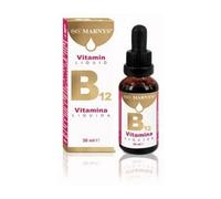 Marnys Vitamina B12 líquida 2,5 mcg – Apta para veganos – Botella 30 ml con pipeta