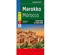 Marruecos, mapa de carreteras. Escala 1:800.000 / 1:2.000.000. Freytag & Berndt.: Wegenkaart 1:800 000 / 1:2 000 000: 175 (Auto karte)