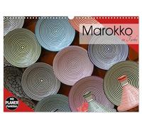 Marokko in Farbe (Wandkalender 2026 DIN A3 quer), CALVENDO Monatskalender: Marokko ist weltberühmt für das unnachahmlich orientalische Flair der Städte Casablanca, Fés oder Marrakesch.
