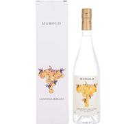 Marolo Marolo Grappa di MOSCATO 42% Vol. 0,7l in Giftbox - 3 Paquetes de 700 ml - Total: 2100 ml
