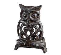 Marooma Portavelas de Hierro para Pájaros, Portavelas de Hierro Forjado Vintage con Forma de Búho, Portavelas Votivas Vintage, Candelabro Decorativo con Figura de Pájaro para Mesa(#2)