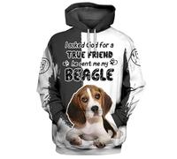 MaroYanYML Life Is Great But My Boxer Sudadera con Capucha Impresa en 3D Sudadera Unisex Sudadera con Capucha Funny Dog Pattern Casual Street Tracksuit