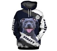 MaroYanYML Life Is Great But My Boxer Sudadera con Capucha Impresa en 3D Sudadera Unisex Sudadera con Capucha Funny Dog Pattern Casual Street Tracksuit