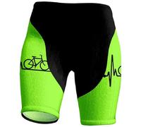 MaroYanYML Pantalones Cortos de Ciclismo para Mujer Leggings Acolchados con Estampado de latidos del corazón Pantalones Cortos de Ciclista MTB Acolchados Pantalones Deportivos Casuales