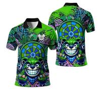 MaroYanYML Polos con diseño gráfico de Oso para Hombre a la última Moda Polos de Verano Informales Oversize Uniformes de Equipo