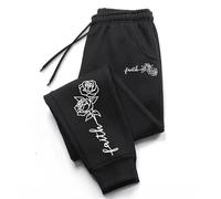 MaroYanYML Rosa 3D Impresión Mujeres Hombres Pantalones de Jogging Pantalones Workout Cordón de Ajuste Jogging Suelto Pantalones de Descanso Pantalones