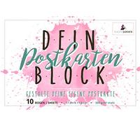 MarpaJansen 502.110-00 - Bloc de postales (papel, 17 x 11,5 cm), color blanco