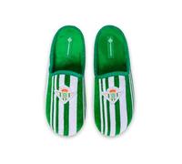 MARPEN SLIPPERS, Zapatillas de Casa de Invierno Oficiales del Real Betis de Fútbol para Hombre o Mujer, Verdes con Escudo, Talla 40 41