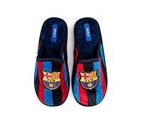 MARPEN SLIPPERS, Zapatillas de Casa Ligeras de Invierno Oficiales del FC Barcelona de Fútbol para Hombre o Mujer, Abiertas Primera Equipación, Talla 40