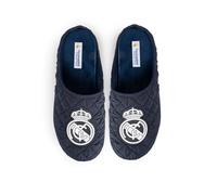 MARPEN SLIPPERS, Zapatillas de casa Real Madrid CF Oficiales Temporada 24/25 Acolchadas para Hombre o Mujer, Suela Caucho Diseño Fútbol, Talla 43