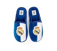MARPEN SLIPPERS, Zapatillas de casa Real Madrid CF Oficiales Temporada 24/25 para Hombre o Mujer, Ligeras de Invierno, Azul y Blanco, Talla 46