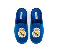 MARPEN SLIPPERS Zapatillas de casa Real Madrid CF Oficiales Temporada 24/25 para Hombre o Mujer, Suela Caucho Diseño Fútbol, Azul, Talla 40