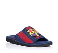 MARPEN SLIPPERS Zapatillas Para Casa Hombre Barcelona FC Oficiales - Zapatos Pantuflas Hombre Unisex Antideslizantes, Suela EVA Flexible, Lavables - Talla 38