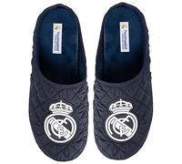 MARPEN SLIPPERS Zapatillas Para Casa Hombre Real Madrid CF Oficiales - Pantuflas Ligeras Con Pelo Suave, Suela Flexible EVA Reciclada, Antideslizantes, Lavables, Hechas En España - Talla 47