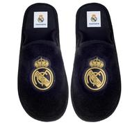 MARPEN SLIPPERS Zapatillas Para Casa Hombre Real Madrid CF Oficiales - Pantuflas Ligeras Con Pelo Suave, Suela Flexible EVA Reciclada, Antideslizantes, Lavables, Hechas En España - Talla 36