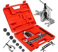 Marpol Kit de reparación de tubo de freno 9 piezas tubos de avellanado collares de coche 3/16"-1/2"