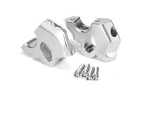 MARQI Motocicleta Elevador Manillar para BMW R 1300 GS R1300GS 2024 Accesorios Motocicleta CNC Aluminio Elevador Manillar Montaje Abrazadera Elevación Elevador Manillar (Color : Plata)