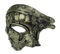 Marque De Steampunk De Metal - Máscara Veneciana Punk, Máscara De Metal Steampunk | Aplicación De Amplio Rango Party, Mardi Gras, Phantom Of The Masquerade Ball Prop, Accesorios De Vestuario De