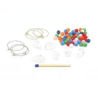 Marque-verres - Kit DIY pour pendentifs de verre à vin - Marqueurs de verres en différents styles - Pour 6 ou 12 verres - Hannas Laden - Coffret cadeau - Bricolage DIY, Normal, Vidrio, Glass