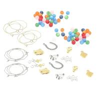 Marque-verres - Kit DIY pour pendentifs de verre à vin - Marqueurs de verres en différents styles - Pour 6 ou 12 verres - Hannas Laden - Coffret cadeau - Bricolage DIY, Normal, Vidrio, Glass