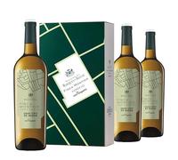 Marqués de Riscal - Vino blanco Finca Montico Denominación de Origen Rueda, Variedad Verdejo, 100% Organic con certificación ecológica - Estuche 3 botellas x 750 ml - Total: 2250 ml