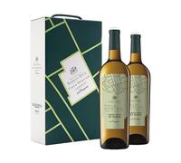 Marqués de Riscal - Vino blanco Finca Montico Denominación de Origen Rueda, Variedad Verdejo, 100% Organic con certificación ecológica - Estuche 2 botellas x 750 ml - Total: 1500 ml
