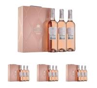 Marqués de Riscal - Vino Rosado Denominación de Origen Calificada Rioja - Estuche 3 botellas x 750 ml - Total 2250 ml (Paquete de 4)