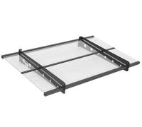 Marquesina de puerta Dortmund 80 x 120 cm CoverTech antracita