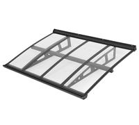 Marquesina de puerta Kassel 100 x 150 cm CoverTech antracita